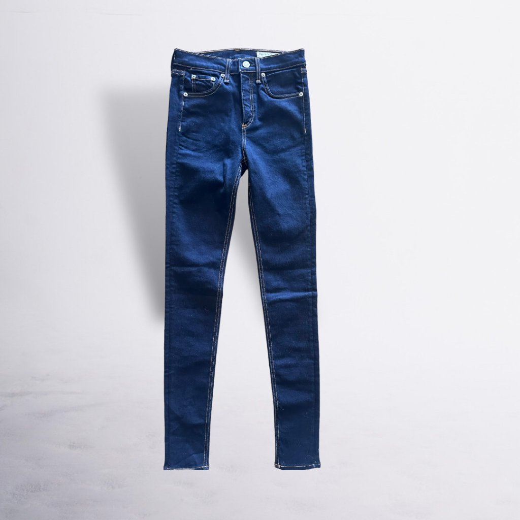 Rag & Bone High Rise Skinny Jeans | Dark | Size 25